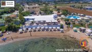 Skaleta Rethymno Kreta, Rethymno, 3 Sterne Hotelanlage direkt am Strand zu verkaufen. Gewerbe kaufen